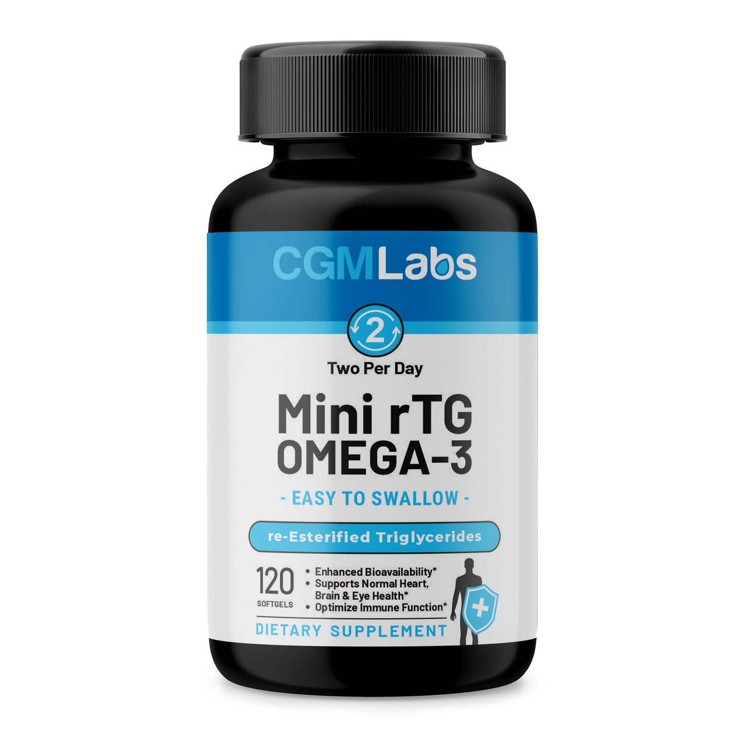 CGM Labs - rTG Omega 3 Fish Oil, 960mg - 120 Softgels