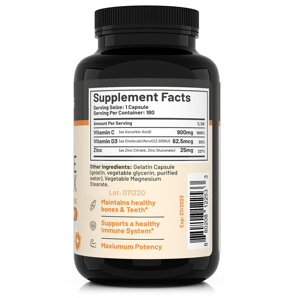 CGM Labs - Once A Day Immune Complex - 180 Capsules