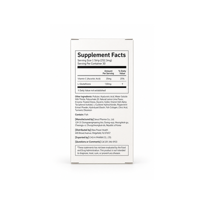 Cho-A Glutathione Liposome Film Strips (30 Strips)
