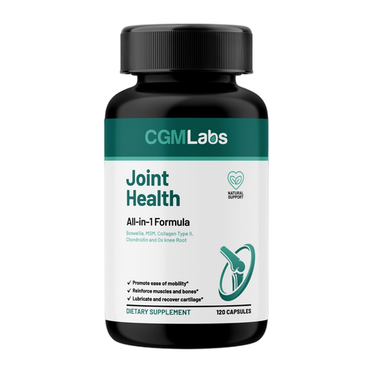 CGM Labs Joint Health dietary supplement bottle with 120 capsules