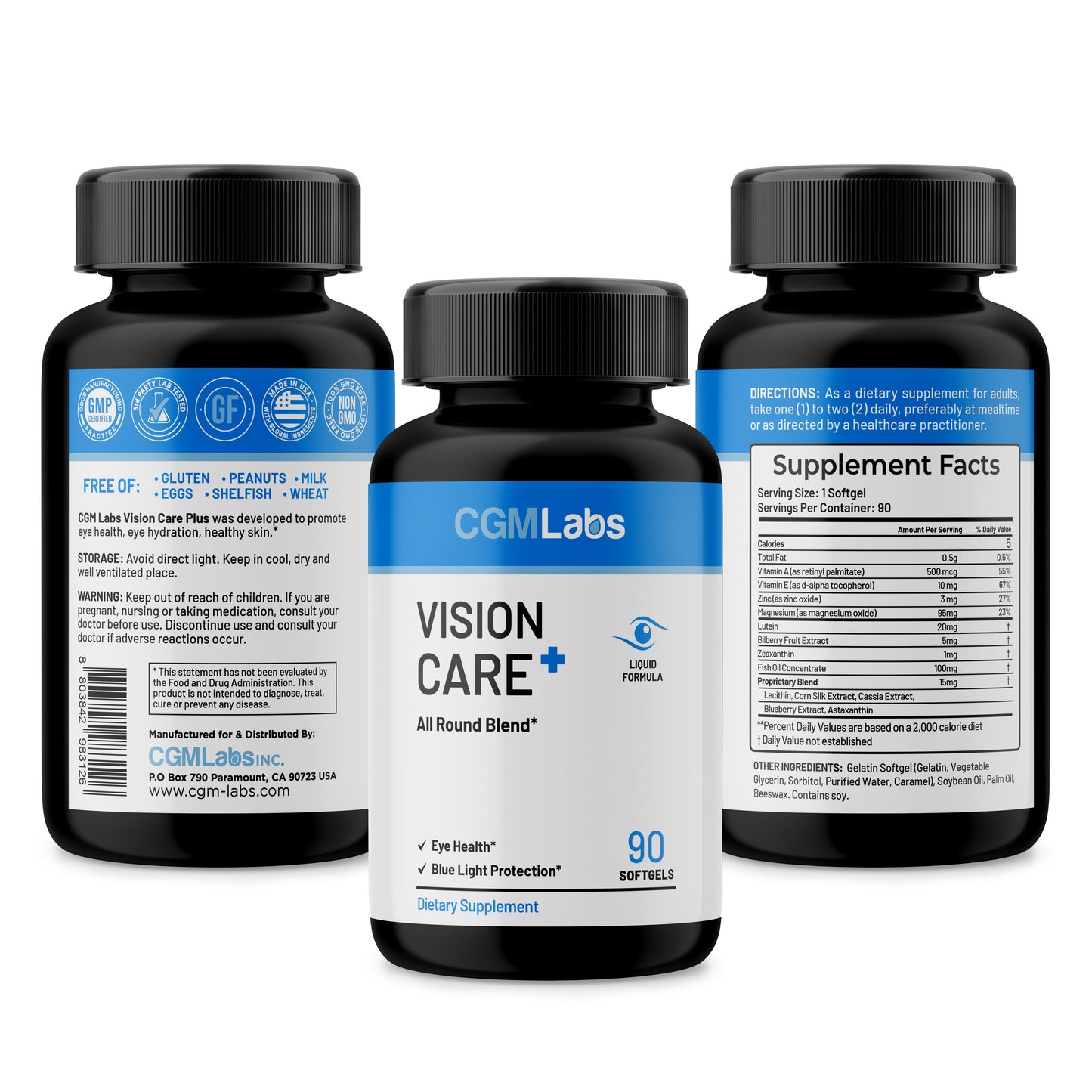 CGM Labs - VISION CARE BULK 60 BOTTLES /Box