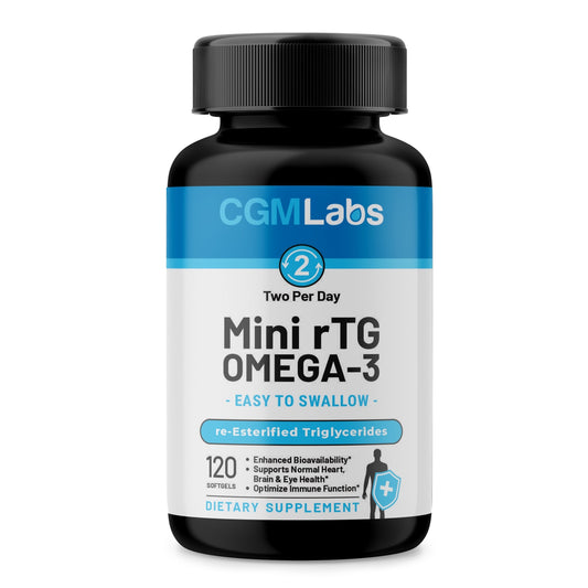 CGM Labs - rTG Omega 3 Fish Oil, 960mg - 120 Softgels