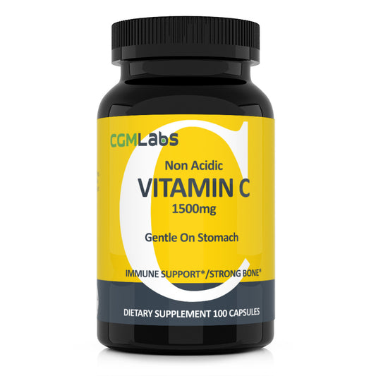 CGM Labs - Non Acidic Vitamin C 1500mg - 100 Caps