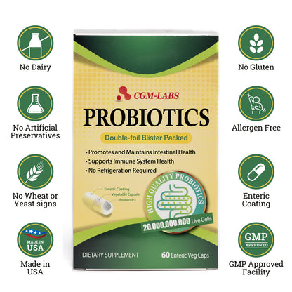 CGM Labs - Probiotics - 60 Capsules