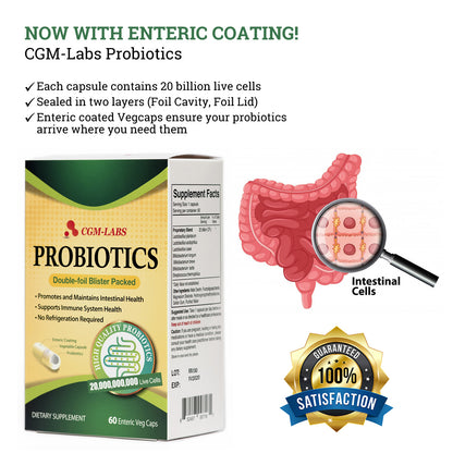 CGM Labs - Probiotics - 60 Capsules